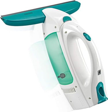 Leifheit Fenstersauger Set Dry and Clean mit 28 cm Saugdüse für 360° streifenfreie Reinigung, Fensterreiniger verwendbar bis zu min, Fensterputzer mit Stand-by-Automatik und Click-System im Sale
